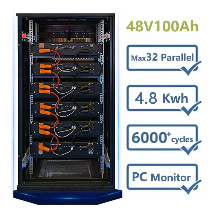 48V 100AH ​​Rack Model Energy Repono Lithium Battery